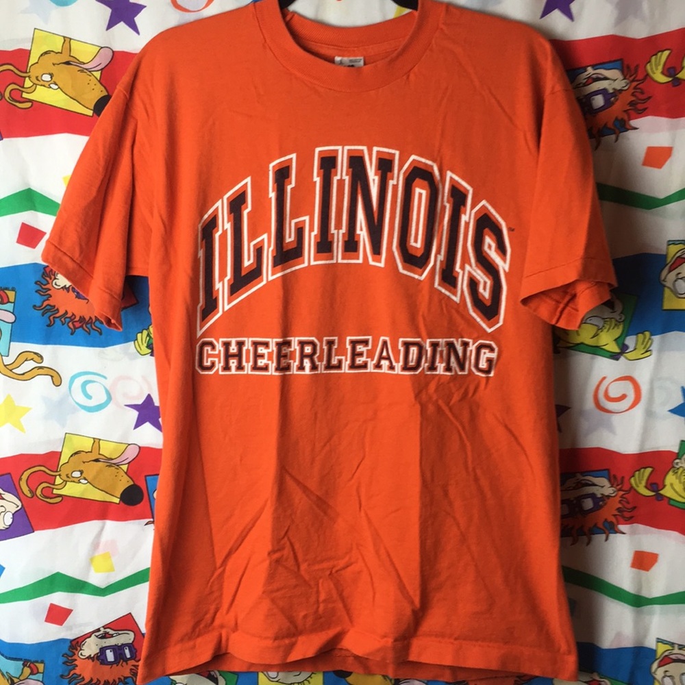Vintage U of Illinois Cheerleading Tee